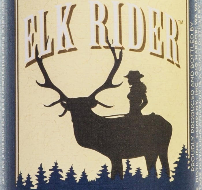 Elk Rider Corn Vodka Label 8528776